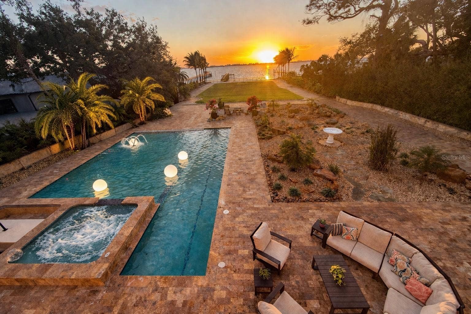 2000 PARK STREET N, St Petersburg, FL 33710 Unforgettable sunset views from your private waterfront estate on over 1.5 acres.Private waterfront living with sunset views over Boca Ciega Bay.