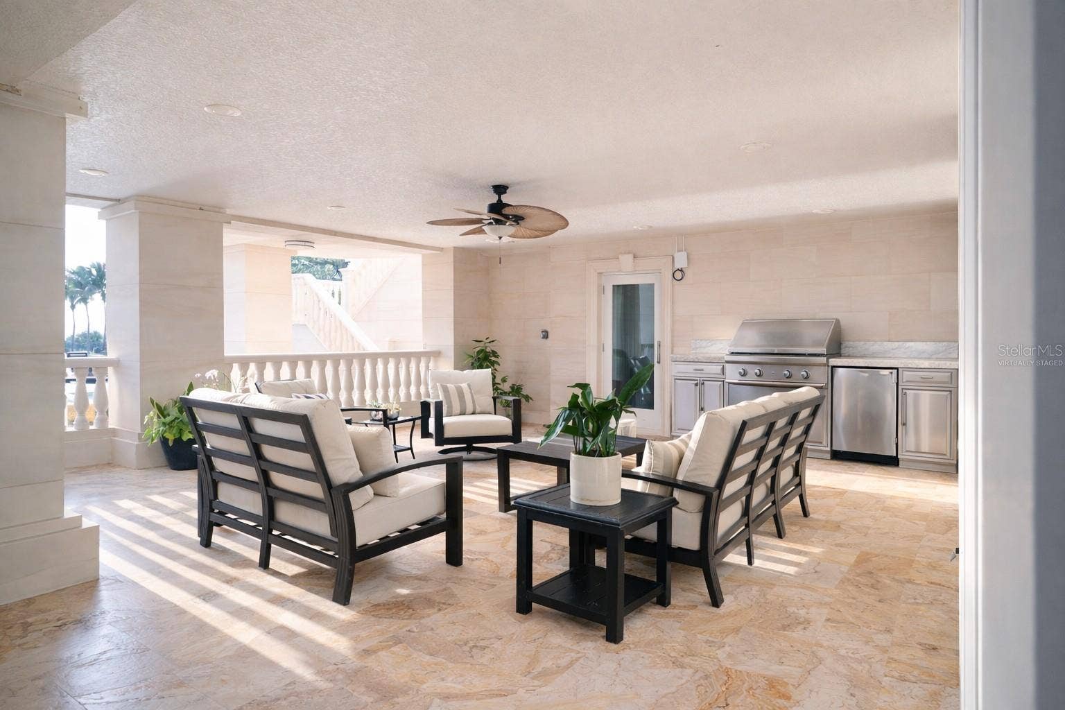 2000 PARK STREET N, St Petersburg, FL 33710 Virtually Staged Outdoor kitchen