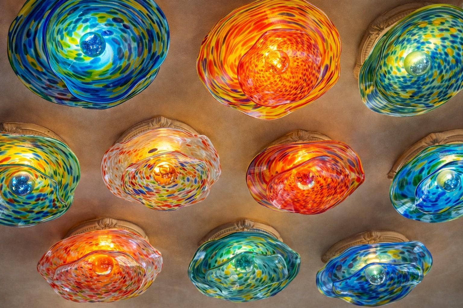 2000 PARK STREET N, St Petersburg, FL 33710 Custom hand-blown glass installationtruly one of a kind.