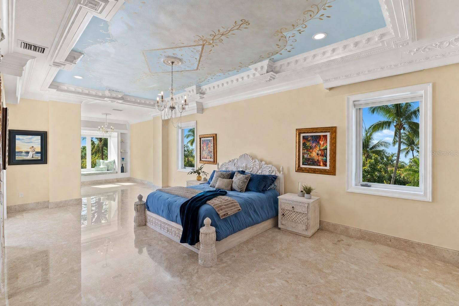 2000 PARK STREET N, St Petersburg, FL 33710 Private primary suite with panoramic water views and custom finishes.