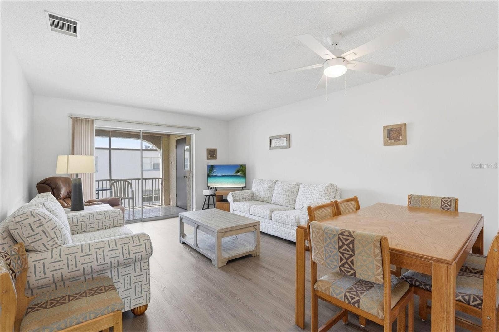 7701 STARKEY ROAD, #412, Seminole, FL 33777 Living / Dining combo