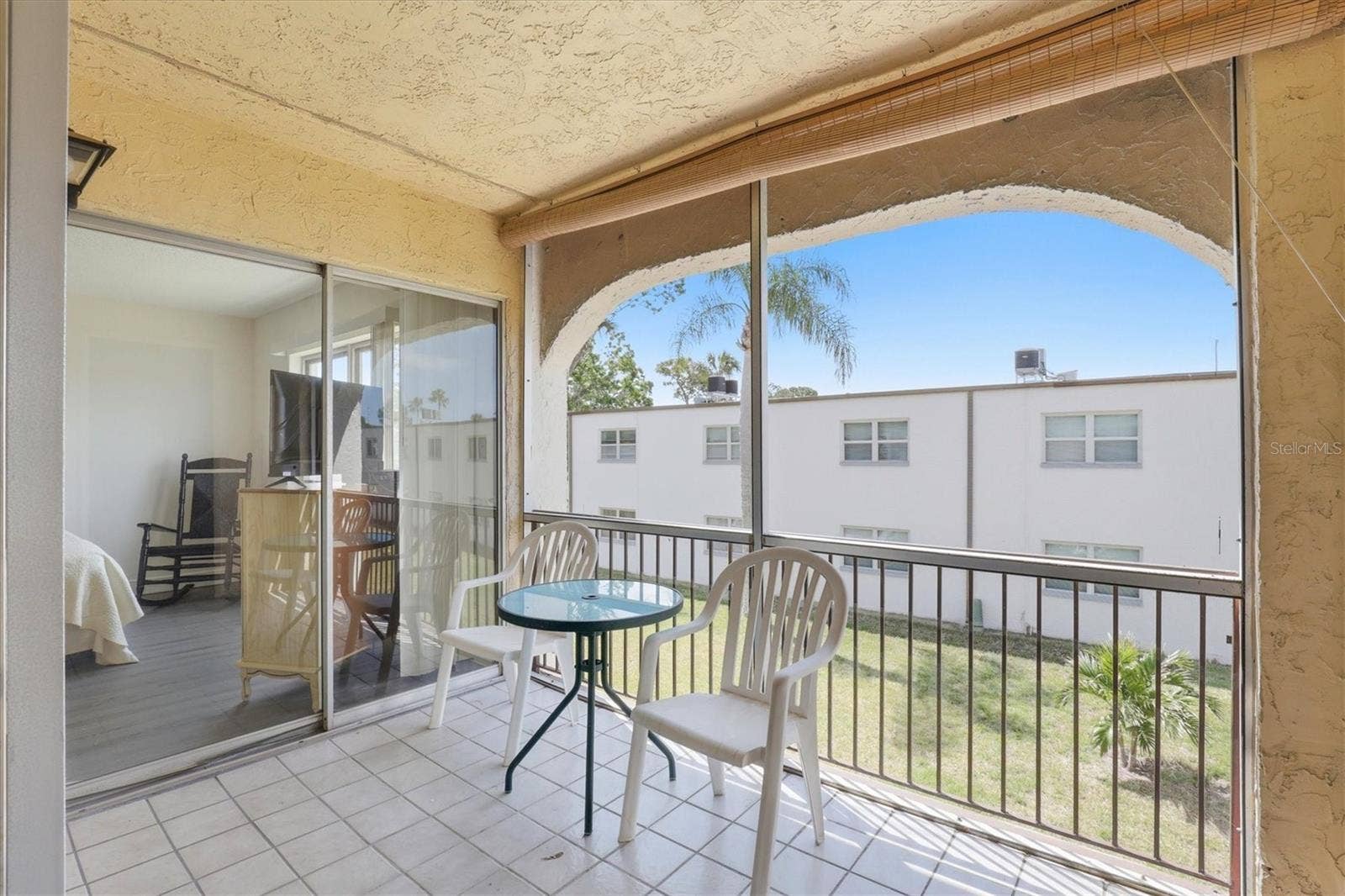 7701 STARKEY ROAD, #412, Seminole, FL 33777 Comfortable Balcony