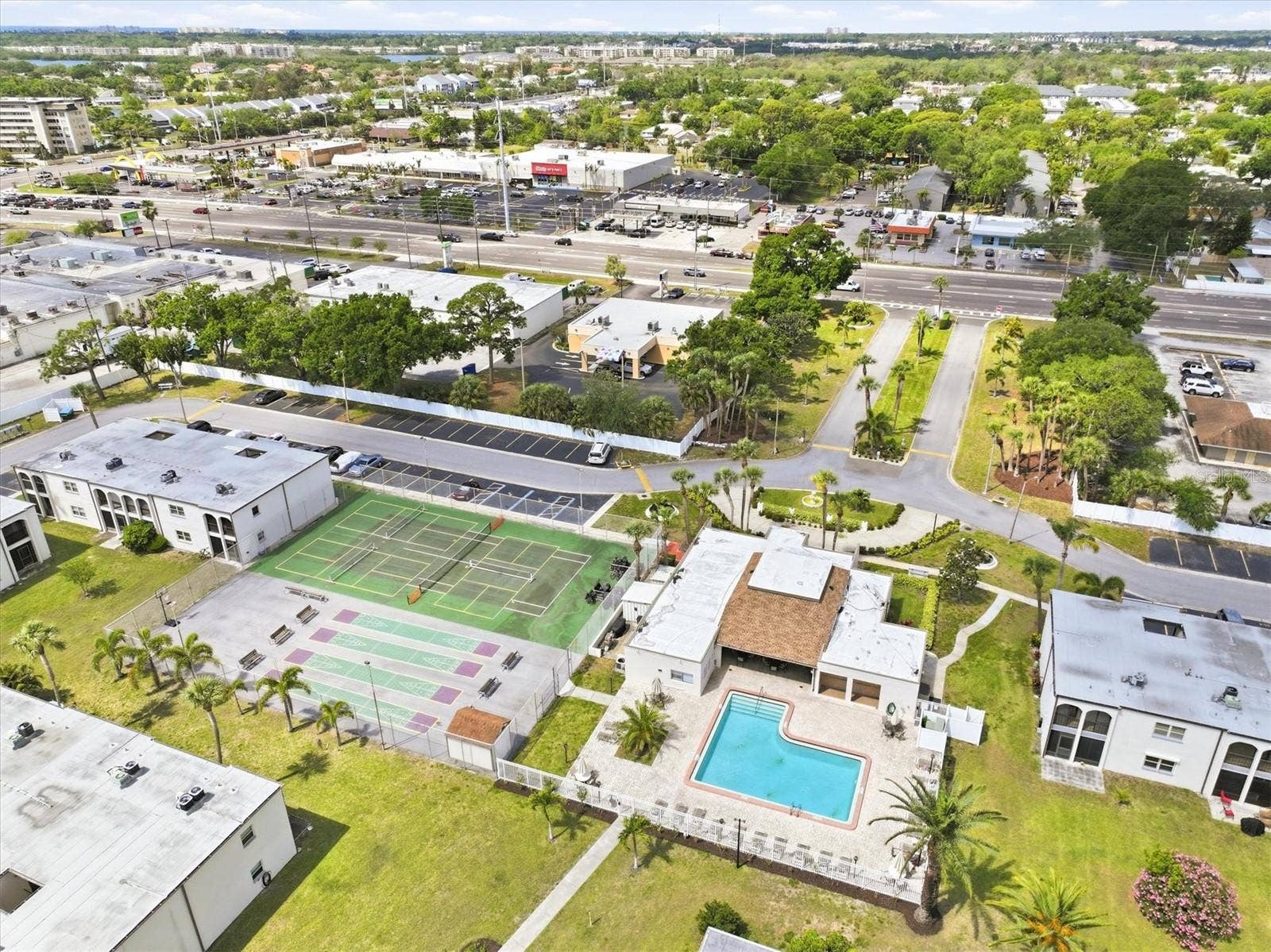 7701 STARKEY ROAD, #412, Seminole, FL 33777 Aerial View