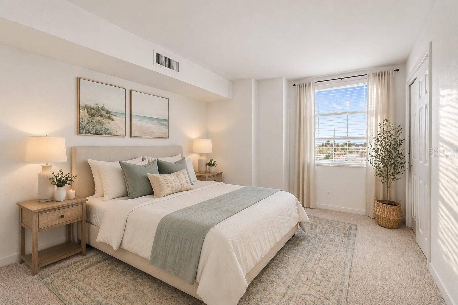 10355 PARADISE BOULEVARD, #403, Treasure Island, FL 33706 Virtually Staged Bedroom 1
