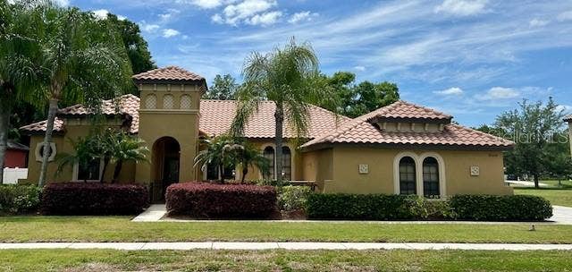 22444 OAKVILLE DRIVE, Land O Lakes, FL 34639 Front Exterior w/ Barrel Tile Roof