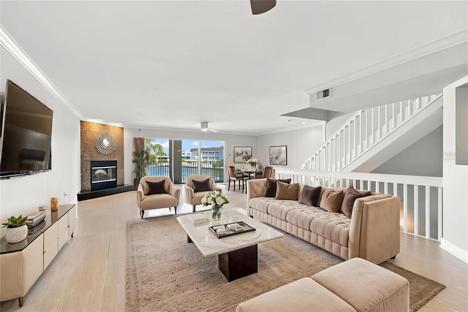 152 117TH AVENUE, Treasure Island, FL 33706 You can configure this great room in so many ways. Virtually Staged.