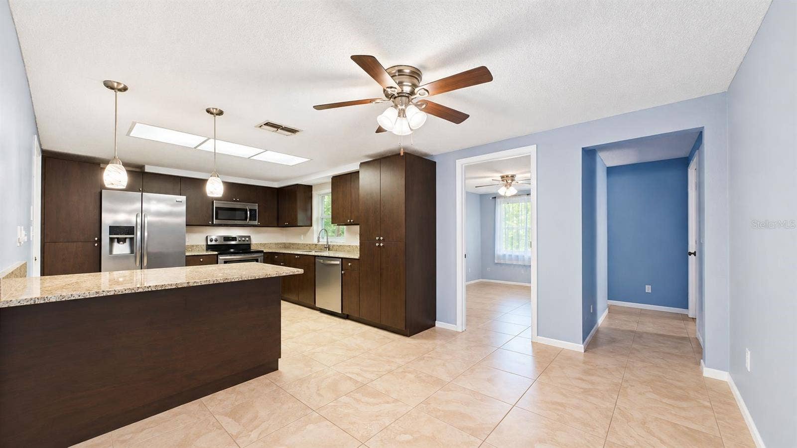 Dining room right off the kitchen
