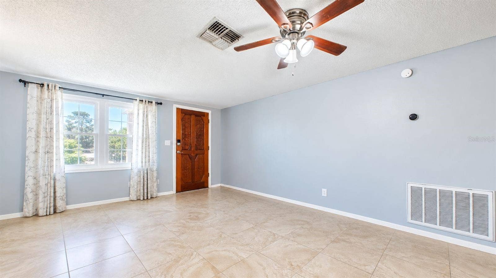 Living room facing front door