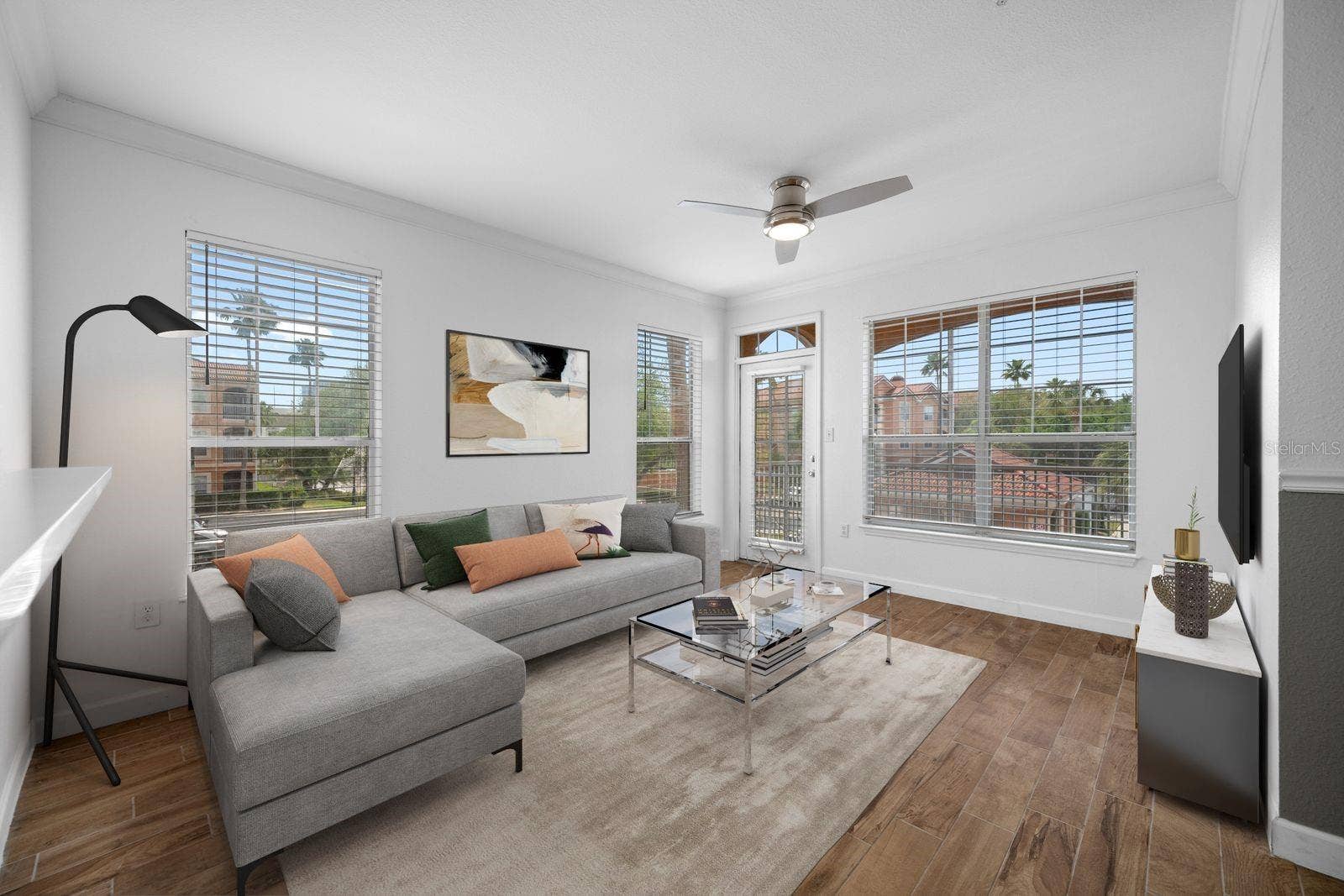 Living Room Virtuually Staged