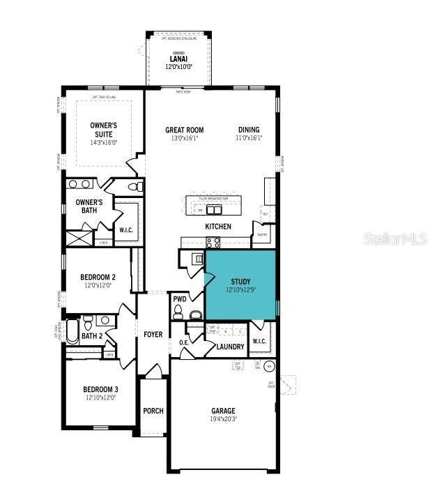34766 FLOWER PATCH DRIVE, Dade City, FL 33525 Floor Plan