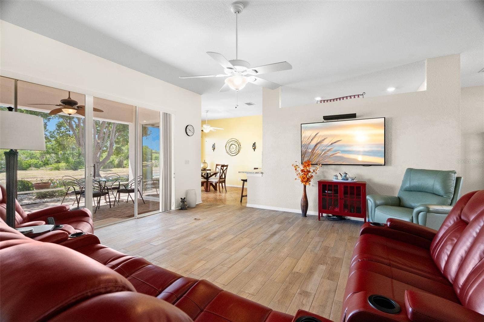 1134 SIGNATURE DRIVE, Sun City Center, FL 33573 Living Room Views