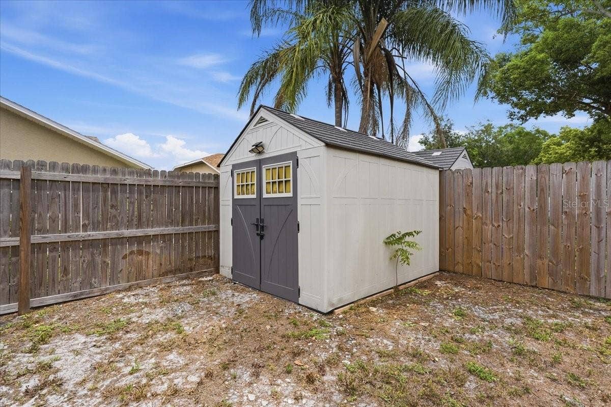 8913 WOOD LAKE COURT, New Port Richey, FL 34653 NEW EXTERIOR SHED ~ GREAT FOR EXTRA STORAGE!