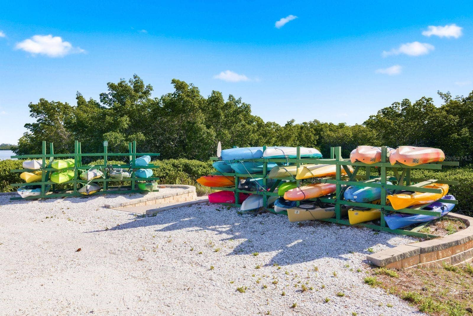 Kayak Storage Area