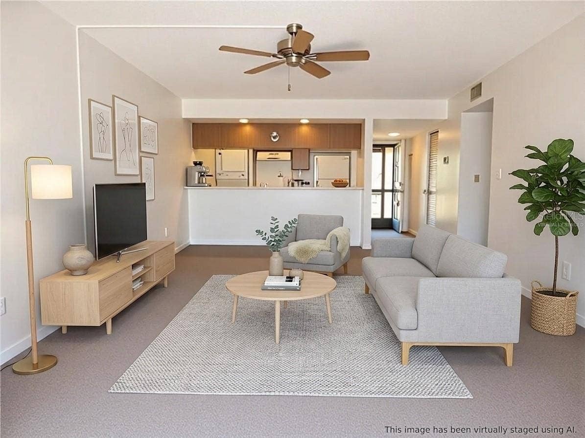 215 LA CASA, #215, Lake Wales, FL 33898 Virtually Staged - Living Room