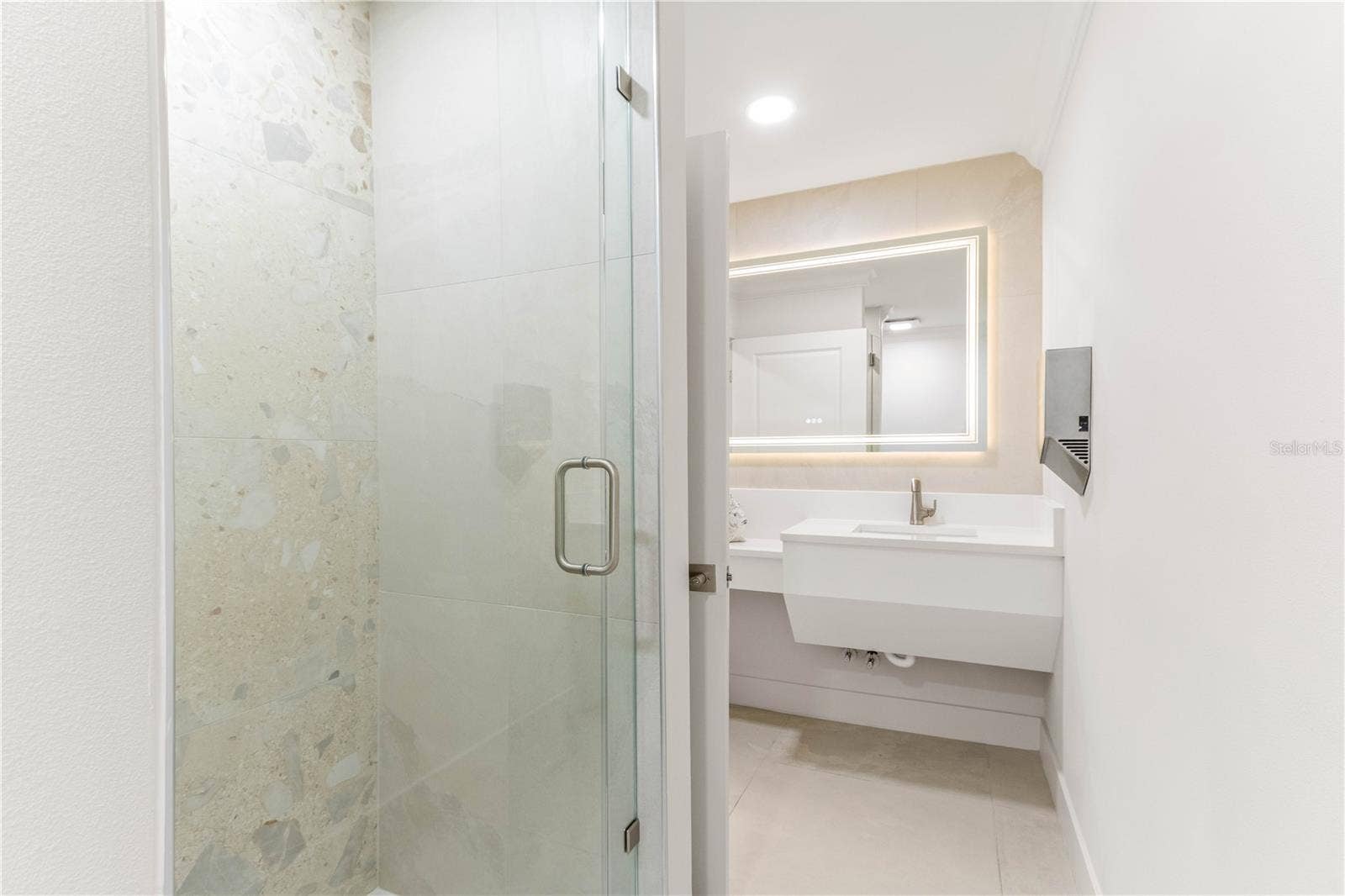 WITH SHOWERS