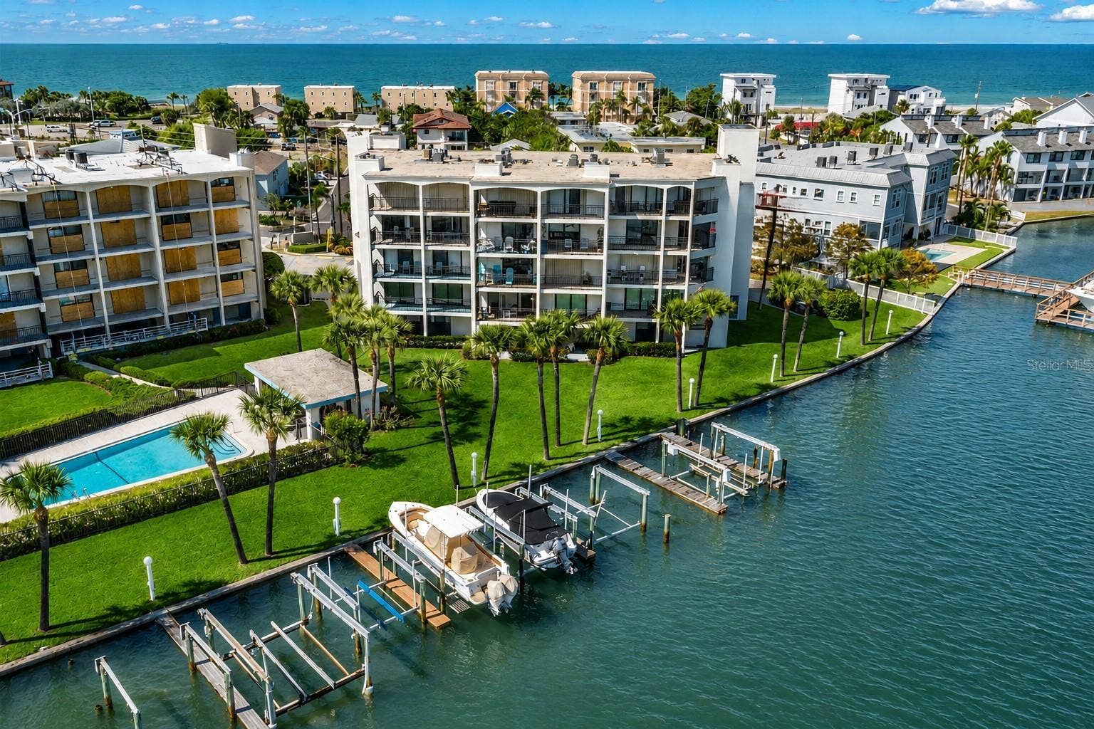 9825 HARRELL AVENUE, #404, Treasure Island, FL 33706 BOAT SLIP INCLUDED!