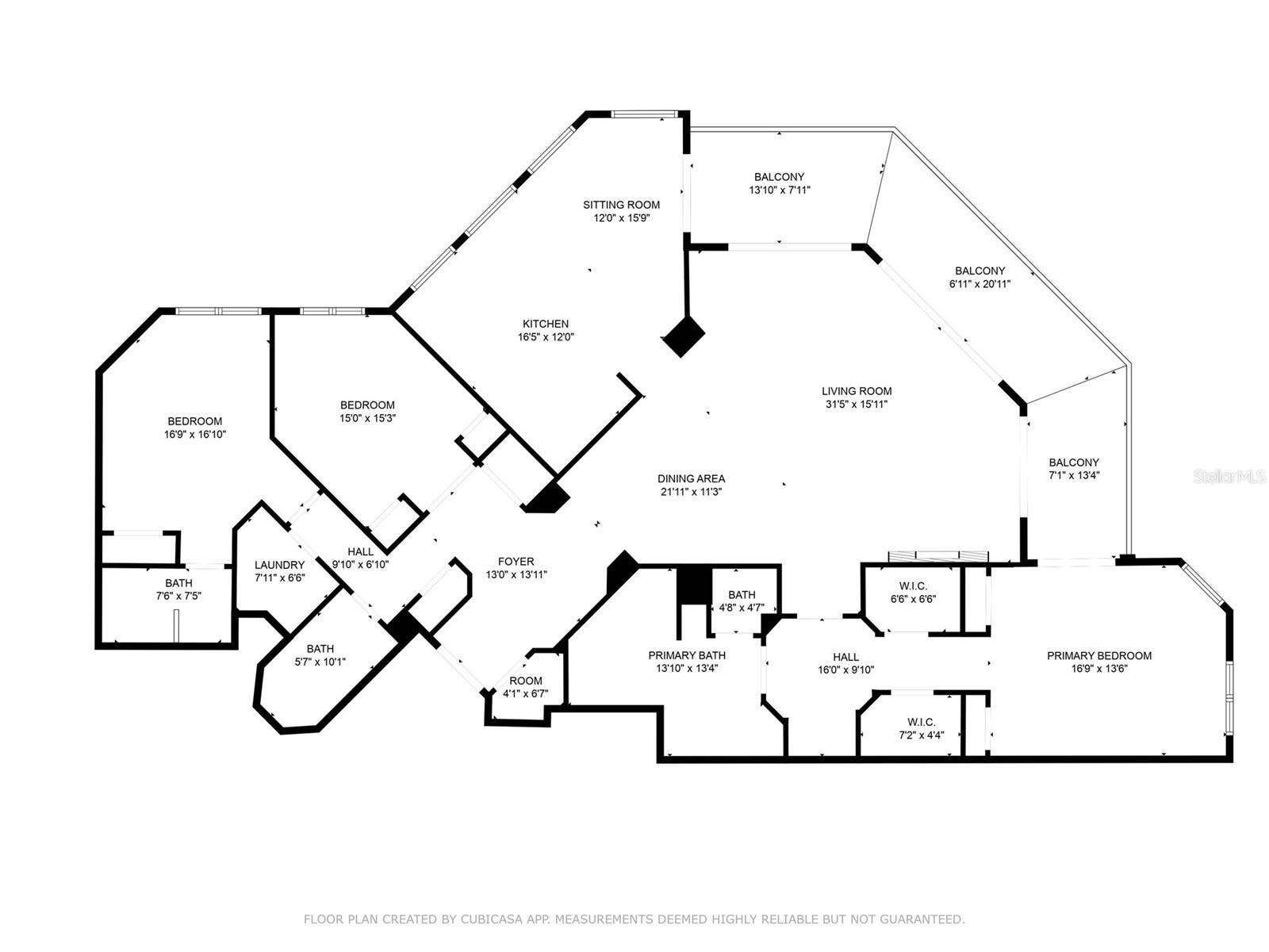 1180 GULF BOULEVARD, #401, Clearwater Beach, FL 33767 Floor Plan