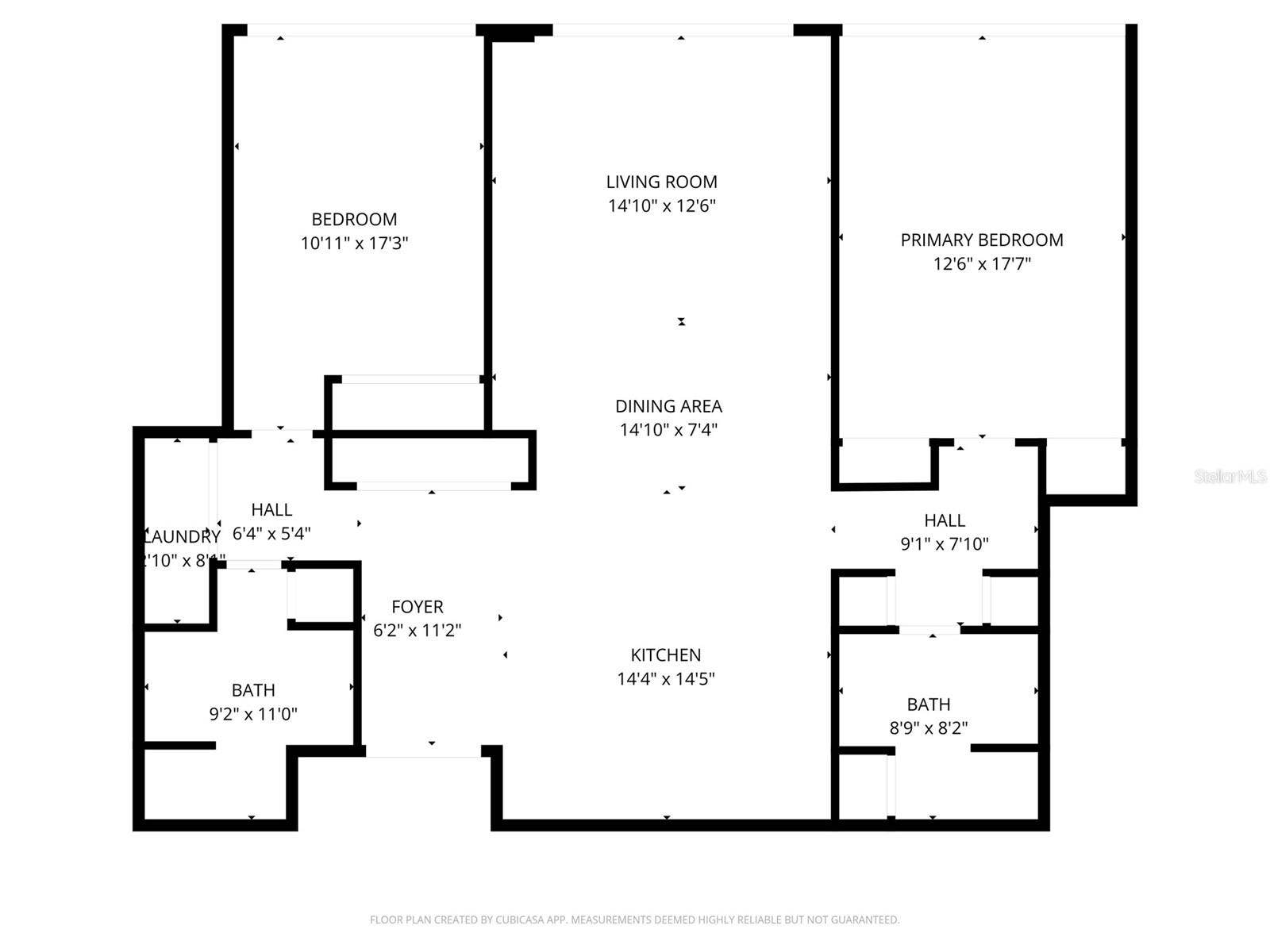 100 OAKMONT LANE, #107 & 108, Belleair, FL 33756 Floor Plan