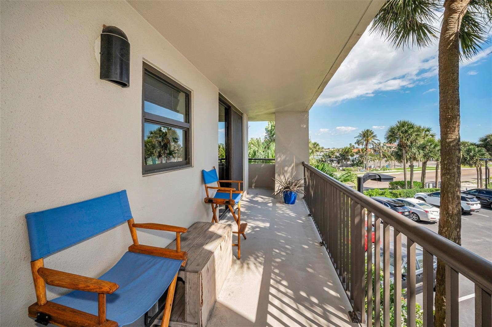 1660 GULF BOULEVARD, #208, Clearwater Beach, FL 33767 Balcony off the Living area