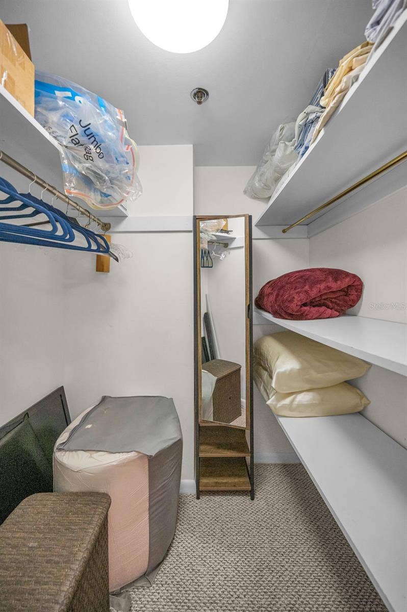 1660 GULF BOULEVARD, #208, Clearwater Beach, FL 33767 Second bedroom walk-in closet