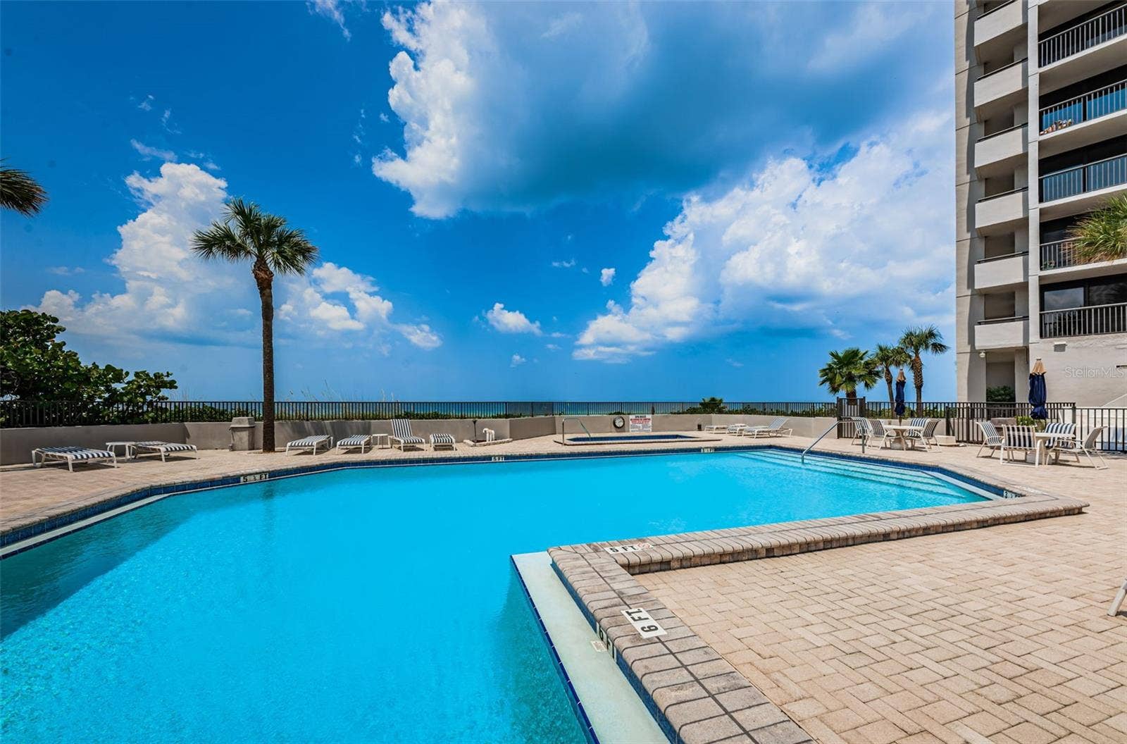 1660 GULF BOULEVARD, #208, Clearwater Beach, FL 33767 Gulf front Inground Heated Pool