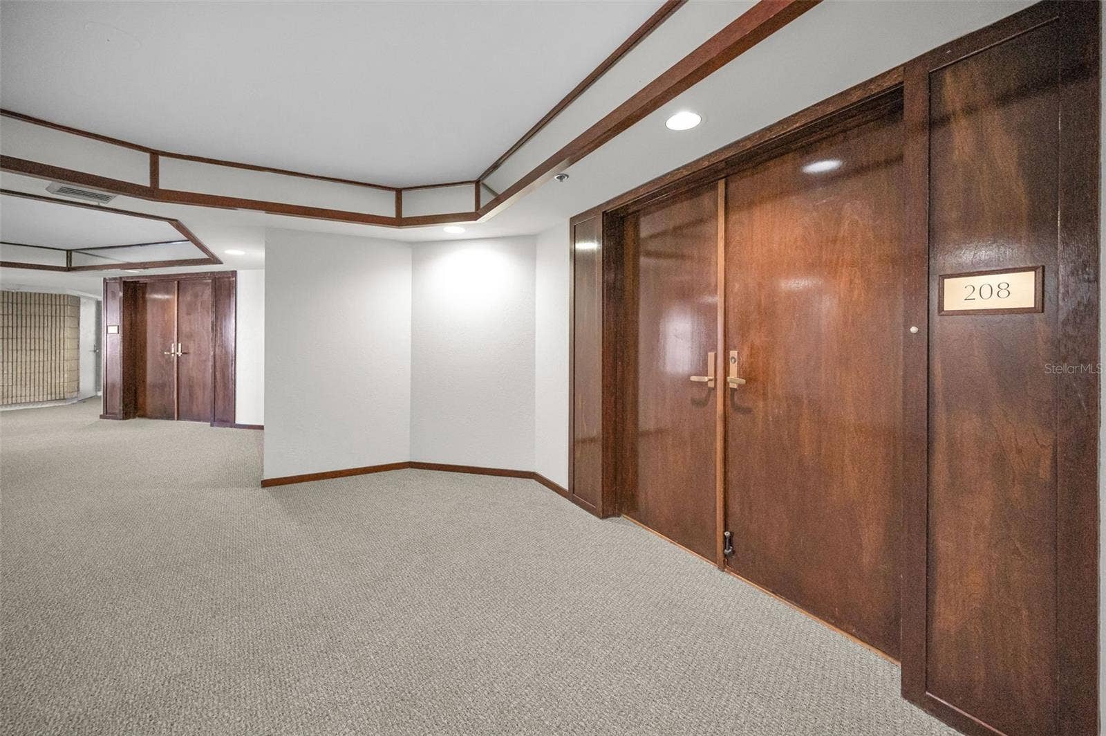 1660 GULF BOULEVARD, #208, Clearwater Beach, FL 33767 Front Entry Double Door