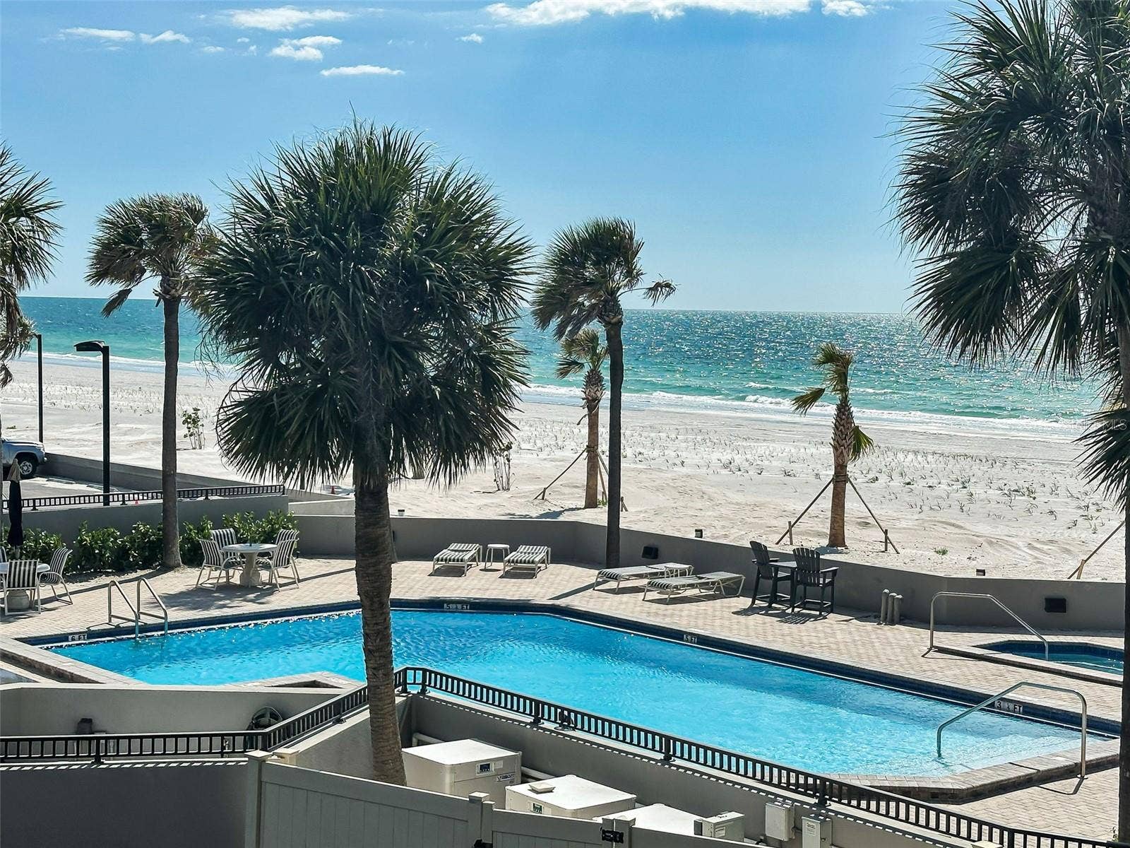1660 GULF BOULEVARD, #208, Clearwater Beach, FL 33767 View from the Balcony off the Living Room
