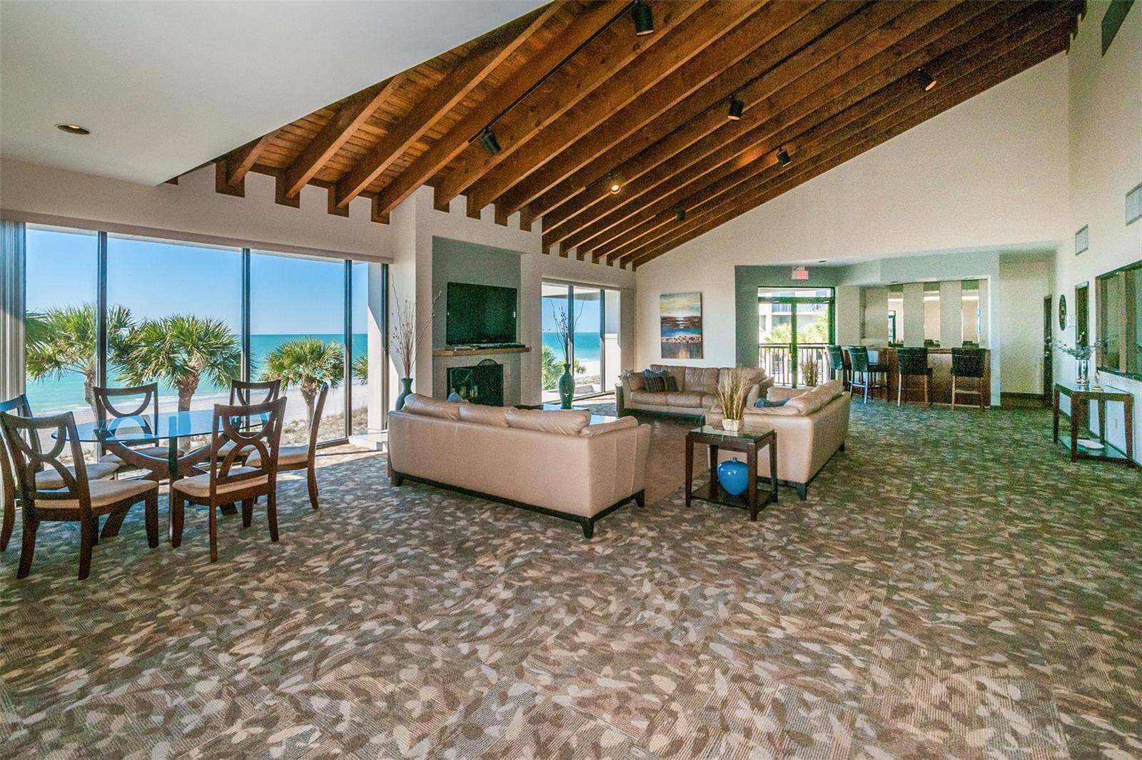 1660 GULF BOULEVARD, #208, Clearwater Beach, FL 33767 Upper Level Clubhouse Clubroom