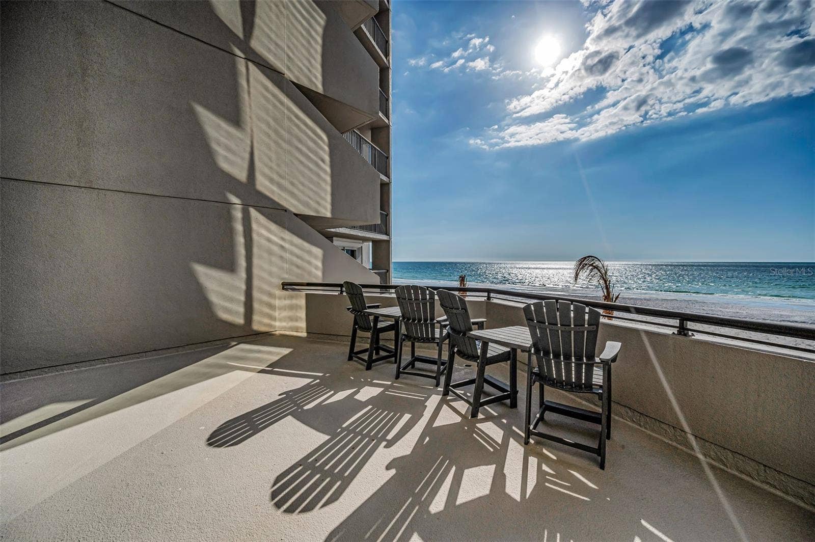 1660 GULF BOULEVARD, #208, Clearwater Beach, FL 33767 Second Floor Community Gulf front Balcony