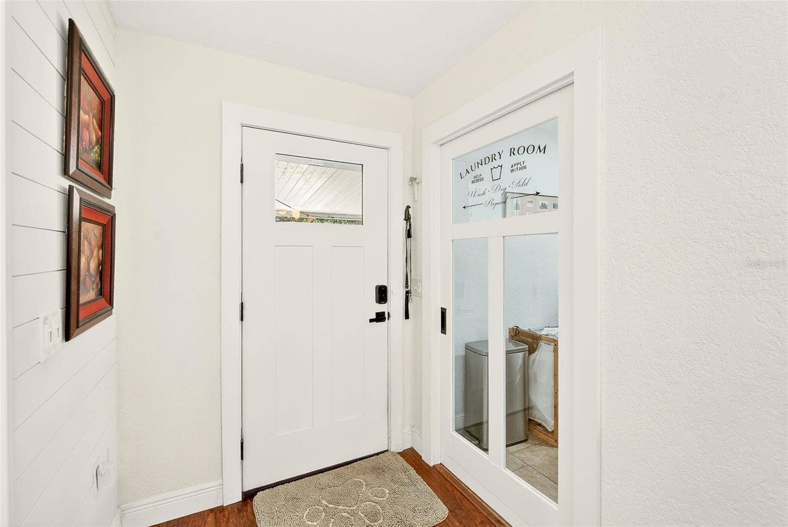 175 RIVIERE ROAD, Palm Harbor, FL 34683 Back door to porch and entrance to Laundry Room