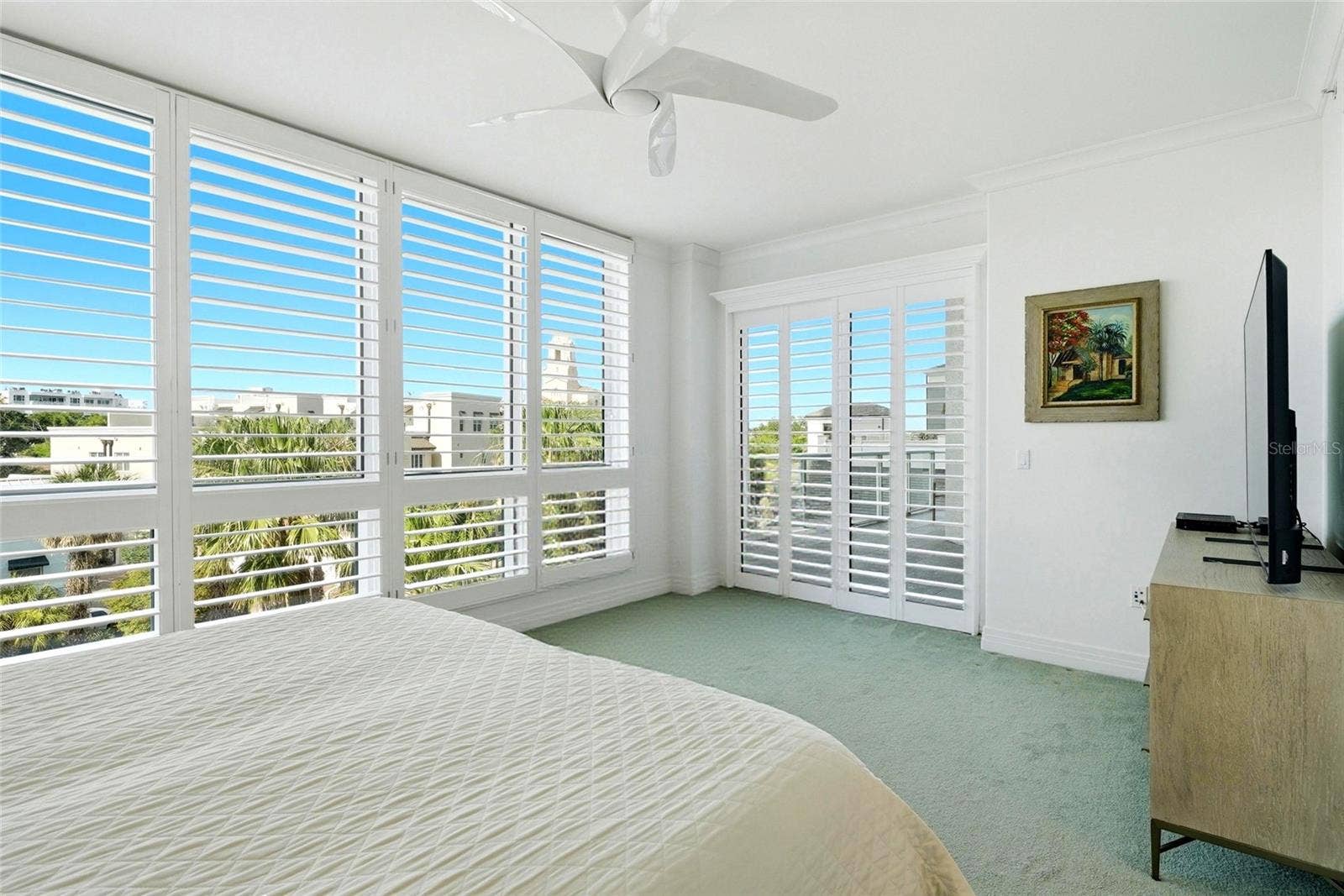 primary suite, views of Vinoy Hotel and Old NE
