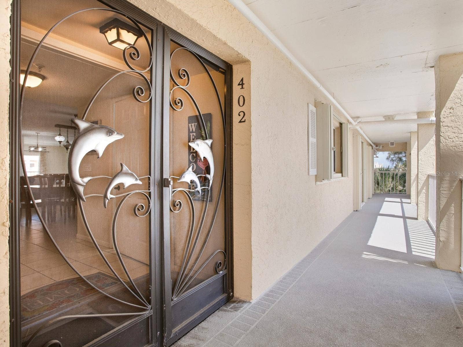 1005 GULF BOULEVARD, #10, Indian Rocks Beach, FL 33785 Front door entrance