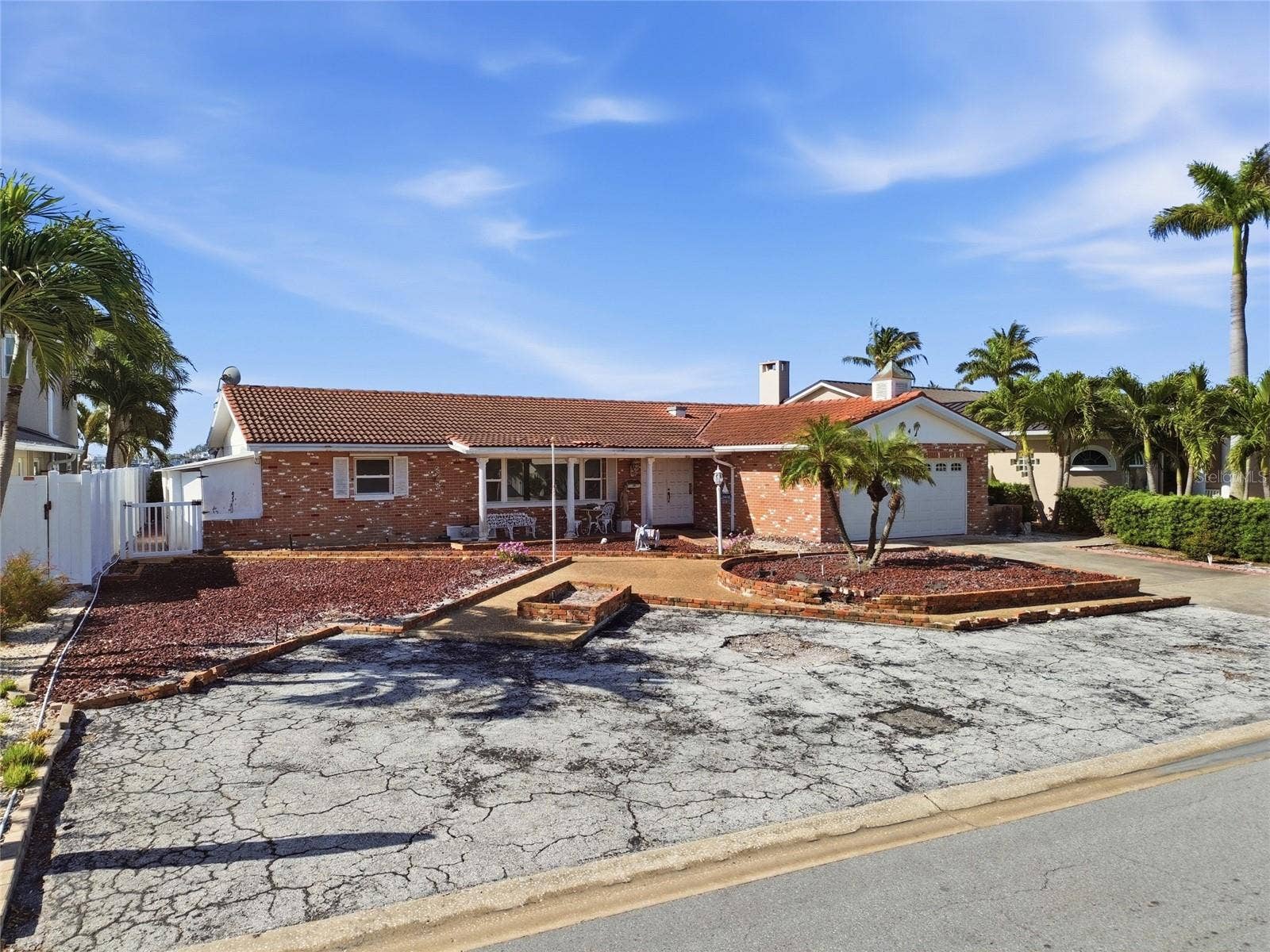 Street view of the house.
