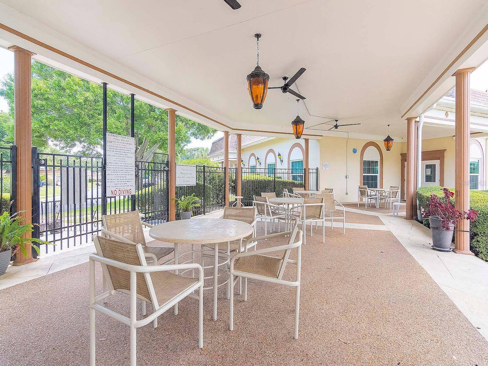 1662 S LAKE AVENUE, #6, Clearwater, FL 33756 Portico Overlooks Pool