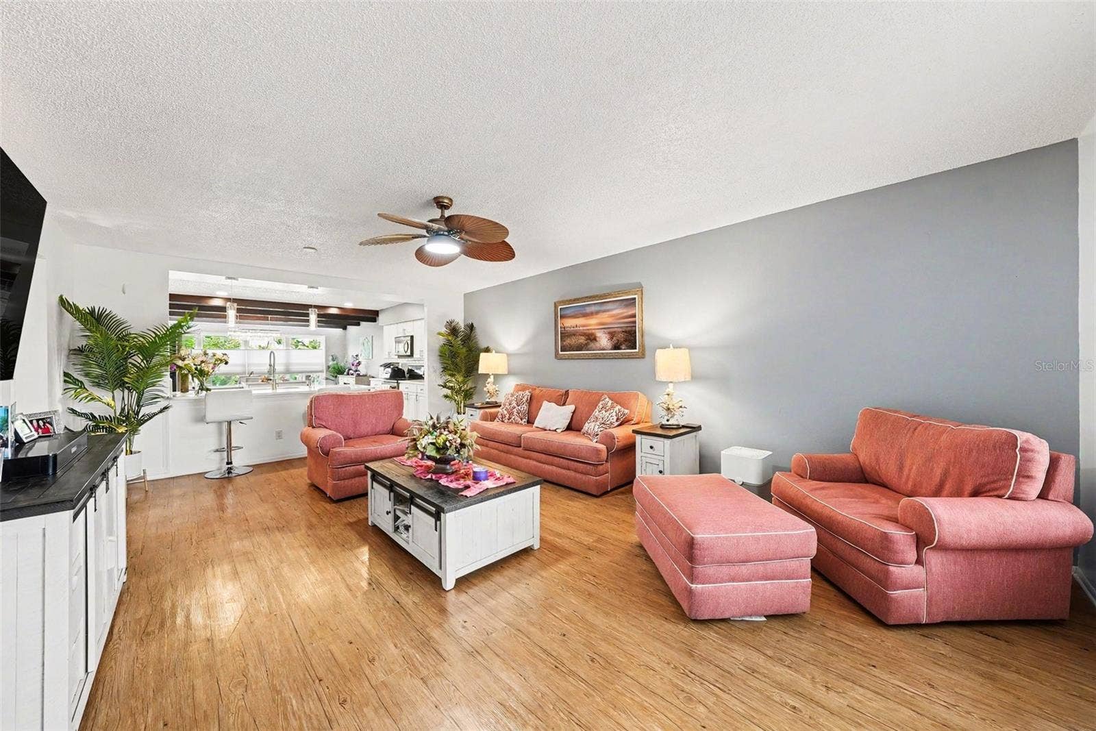 2284 PHILIPPINE DRIVE, #69, Clearwater, FL 33763 Living Room from Front Entry