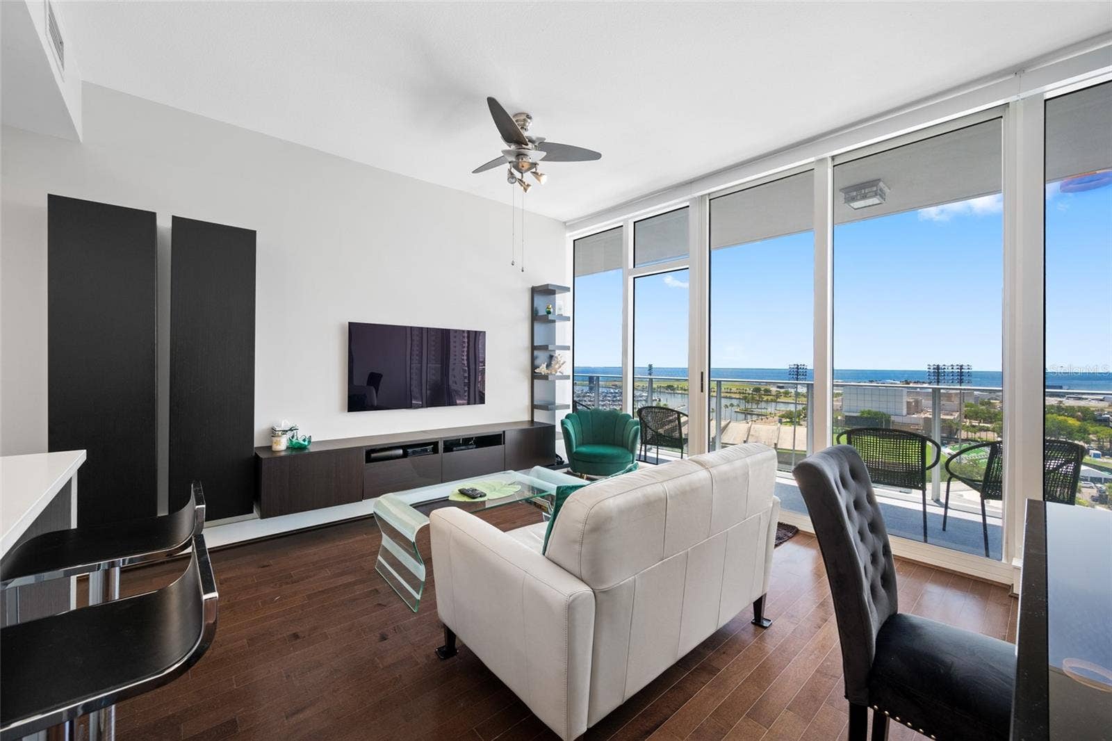 175 1ST STREET S, #1204, St Petersburg, FL 33701 Living room view