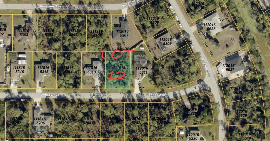 Property photo for DONKEY AVENUE, North Port, FL