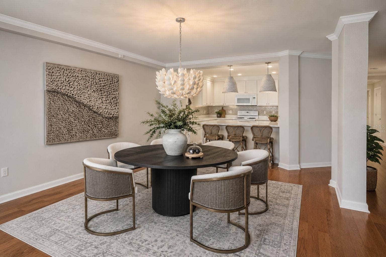 200 121ST AVENUE, #103, Treasure Island, FL 33706 Virtually Staged Dining Area