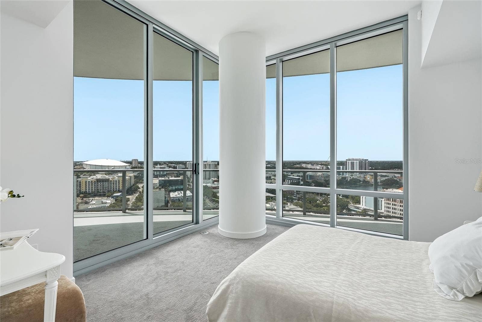400 CENTRAL AVENUE, #1901, St Petersburg, FL 33701 Spacious guest suite featuring a private balcony and ensuite bathroom.