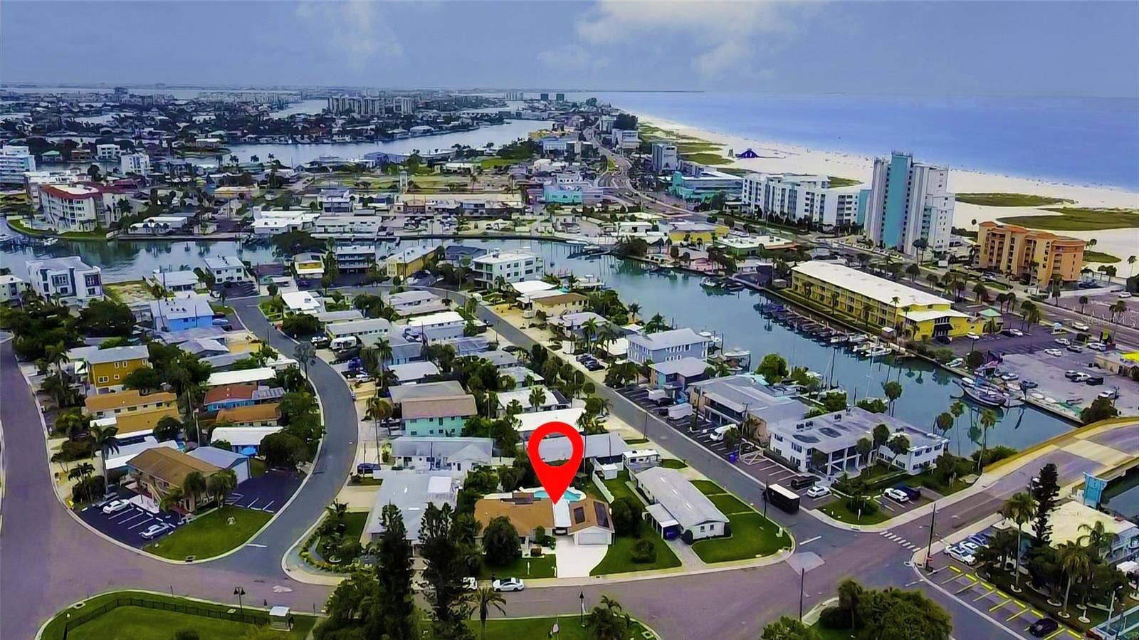 155 112TH AVENUE, #A, Treasure Island, FL 33706 View of the Gulf from the home