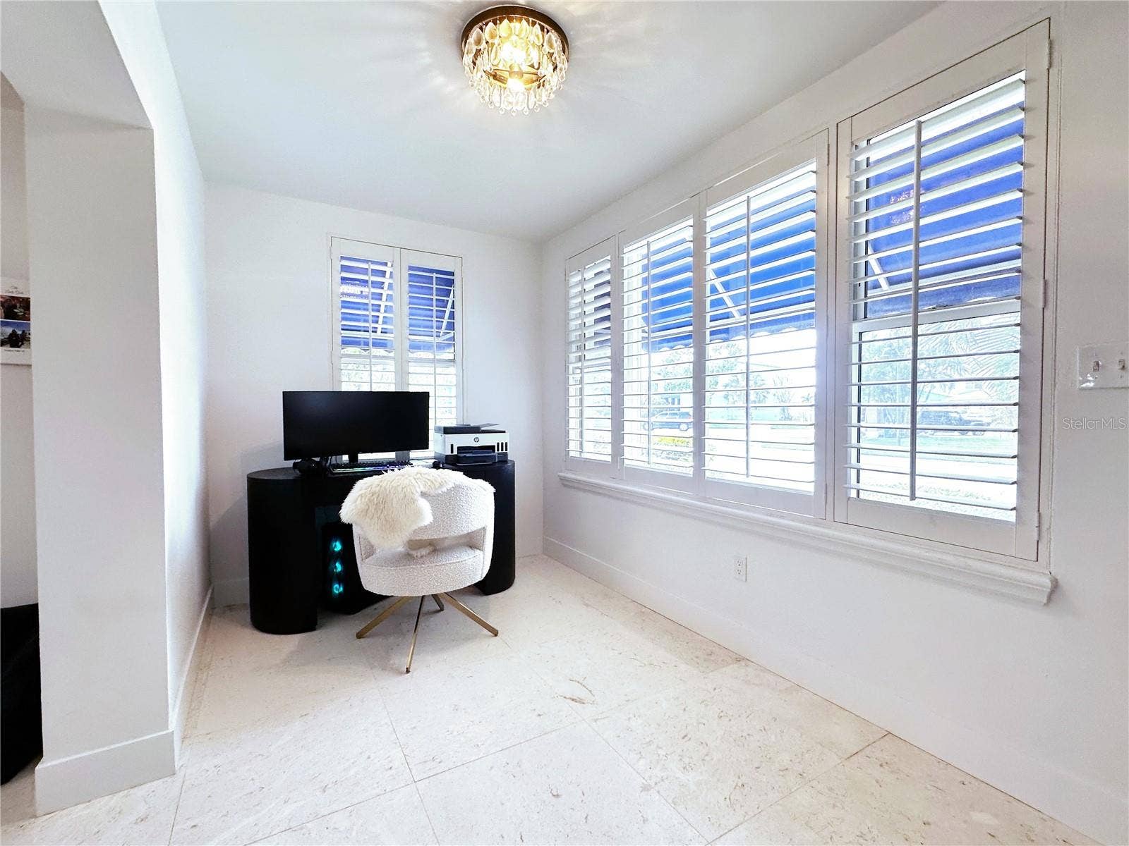 155 112TH AVENUE, #A, Treasure Island, FL 33706 Desk area off of the Living room