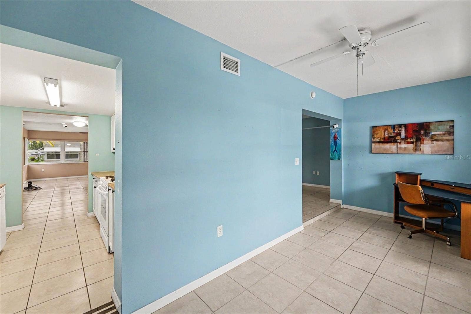 5855 18TH STREET N, #1, St Petersburg, FL 33714 Back Room Viewing Entrace to Kitchn