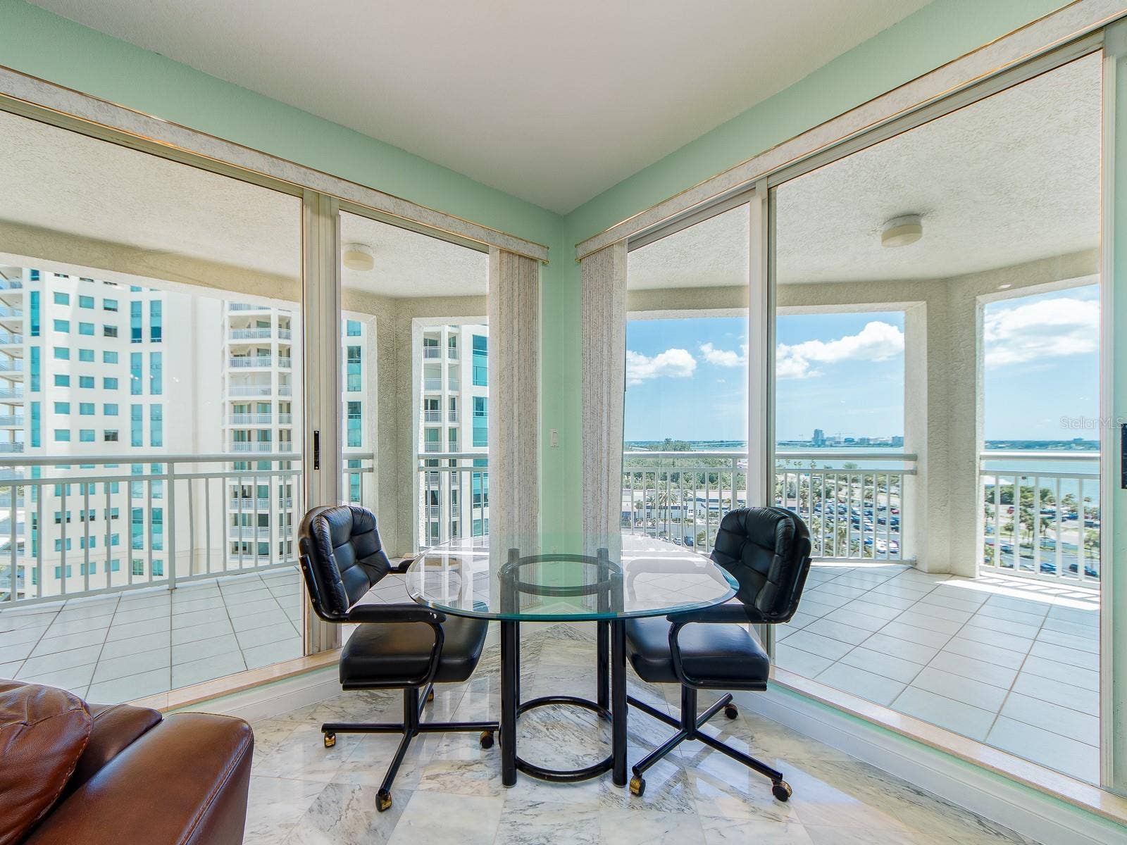 1180 GULF BOULEVARD, #906, Clearwater Beach, FL 33767 Perfect spot to get work done, sip your coffee or cocktails.