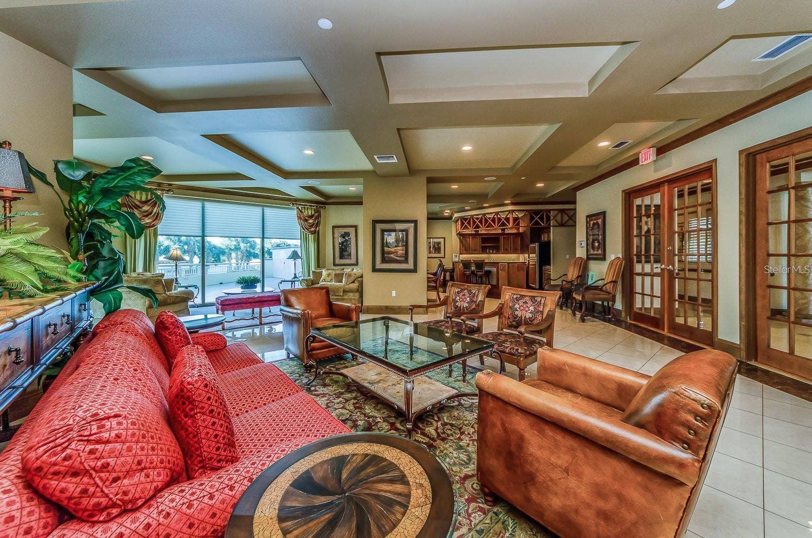 1180 GULF BOULEVARD, #906, Clearwater Beach, FL 33767 Club room. Able to reserve the room to book any party!