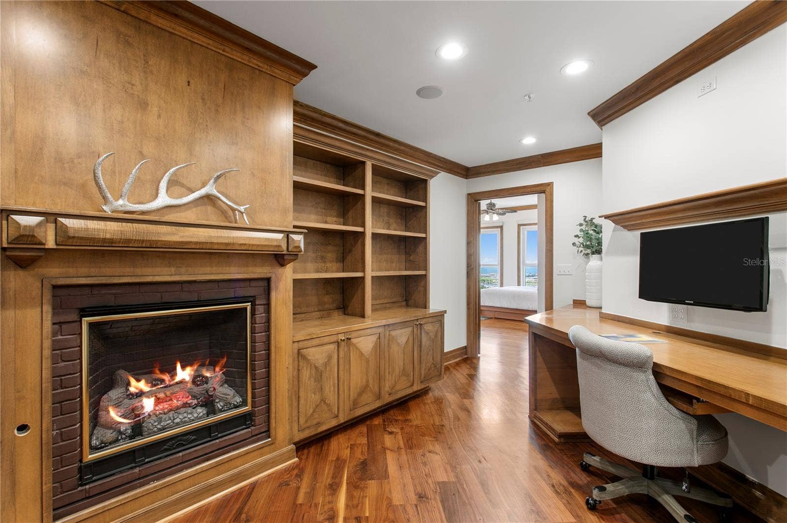 Home office / library  built-ins