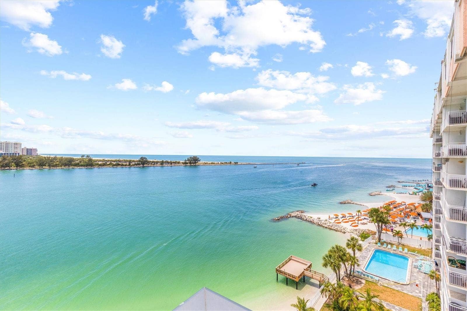 691 S GULFVIEW BOULEVARD, #815, Clearwater Beach, FL 33767 Beachfront with beautiful Gulf views!