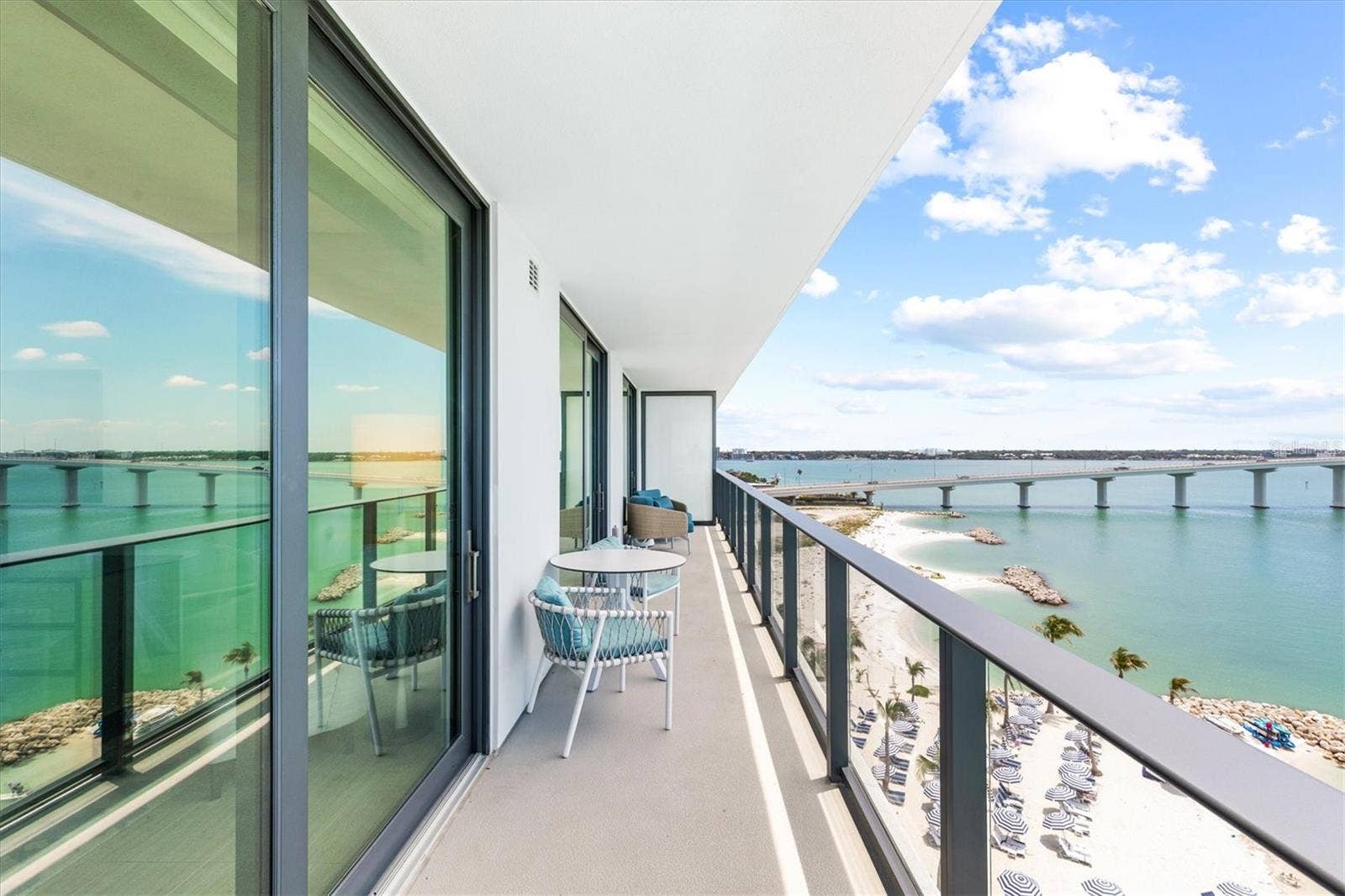 691 S GULFVIEW BOULEVARD, #815, Clearwater Beach, FL 33767 Incredible views from private balcony