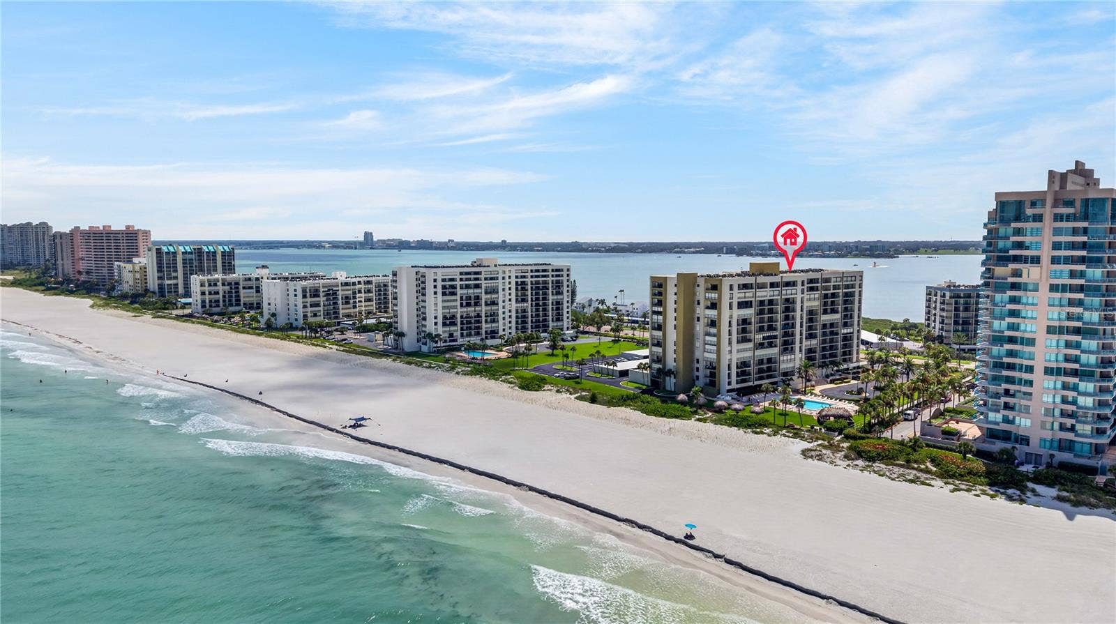 1480 GULF BOULEVARD, #601, Clearwater Beach, FL 33767 beachfront