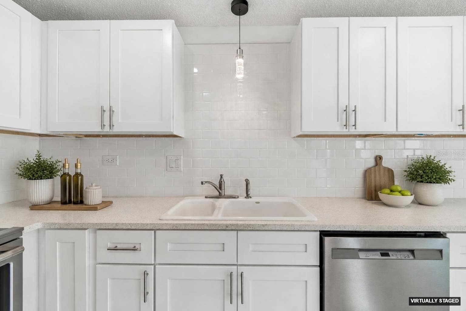 450 TREASURE ISLAND CAUSEWAY, #106, Treasure Island, FL 33706 VIRTUALLY STAGED KITCHEN AREA