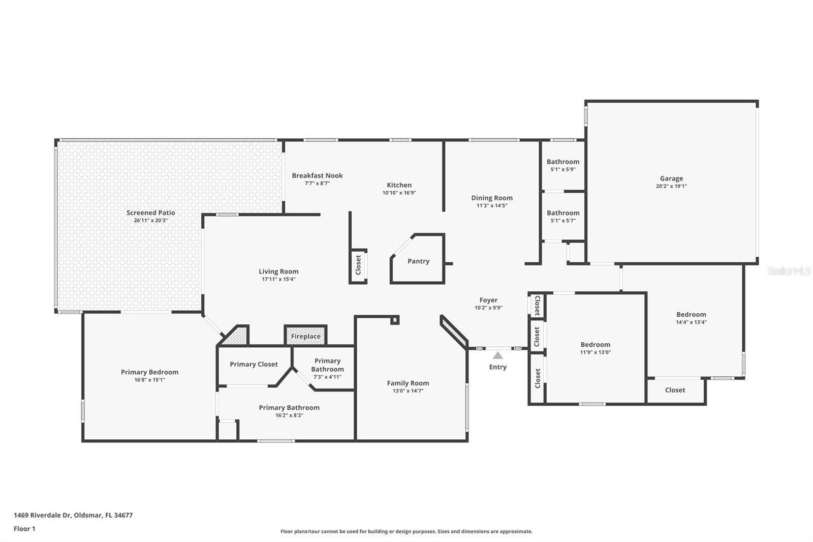 1469 RIVERDALE DRIVE, Oldsmar, FL 34677